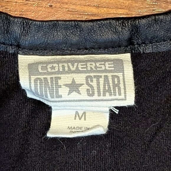CONVERSE ONE STAR LADIES TANK TOP-BLACK-MEDIUM-GOOD CONDITION - Picture 4 of 12